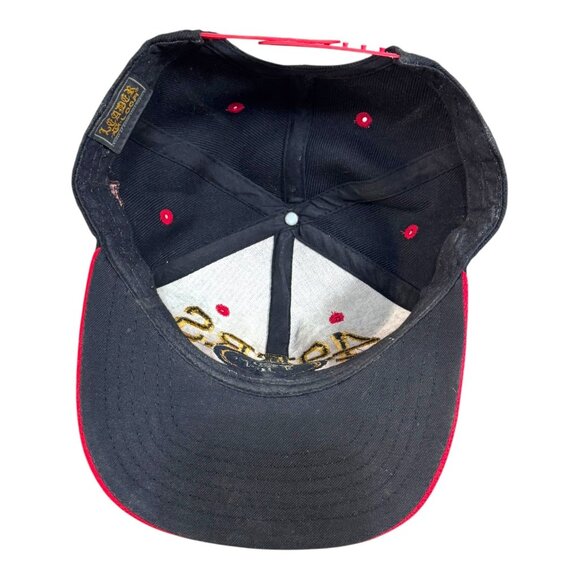 Vintage San Francisco 49ers Snapback Hat By LOGA Black & Red Embroidered Logo - Picture 6 of 7